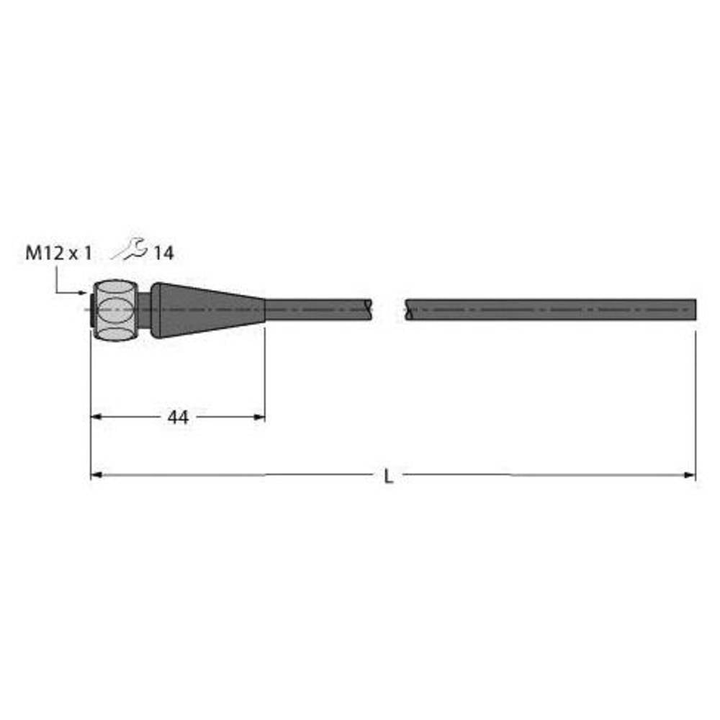 Turck 6934473 Sensor-/Aktor-Anschlussleitung Leitung Anschlusskabel Kabel