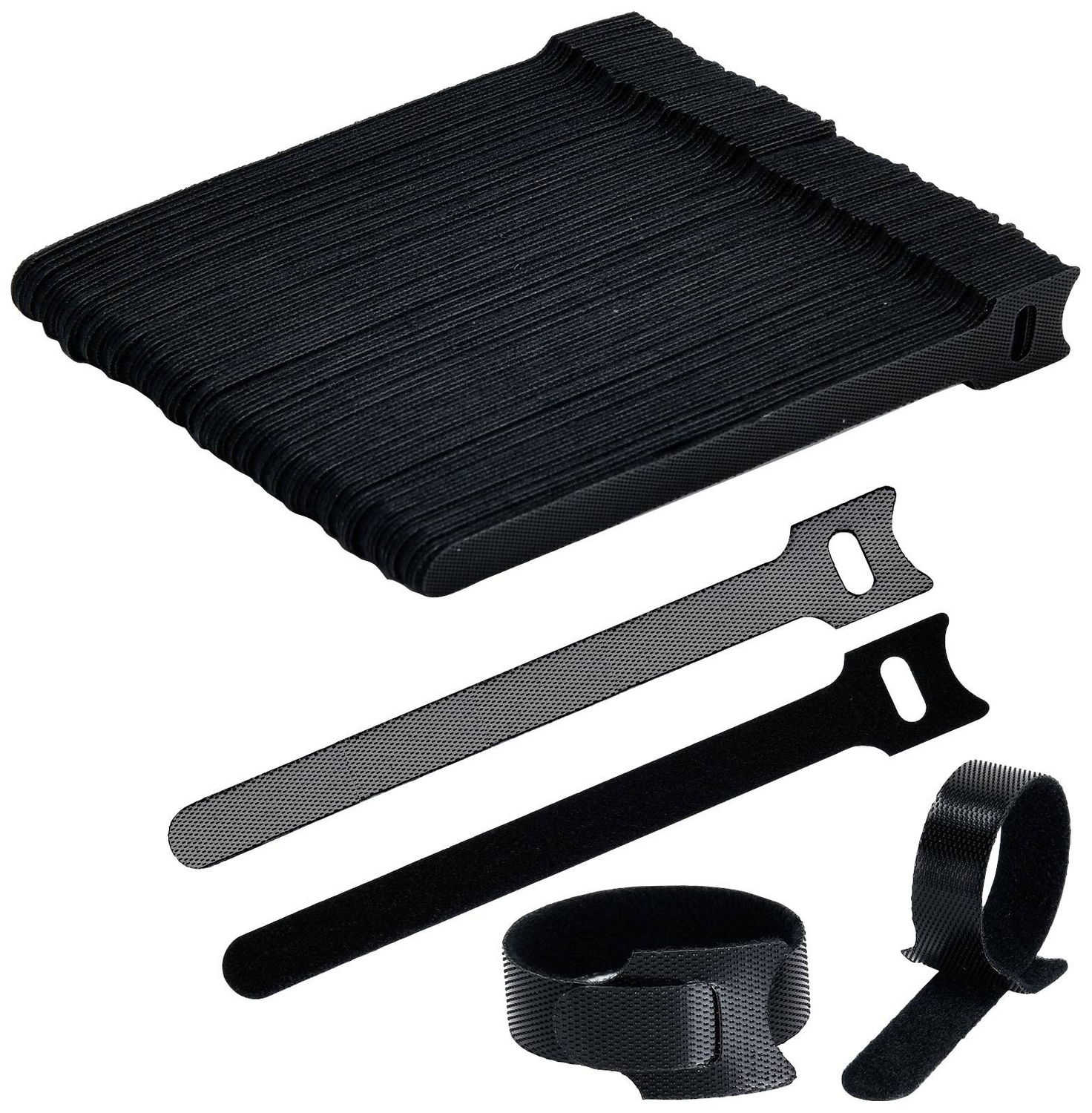 B-Ware TRU COMPONENTS T24CA057 Klettkabelbinder zum Bündeln Haft 3 STÜCK