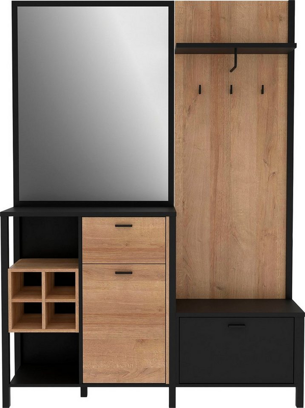 Red Living Kasala Kompaktgarderobe Garderobe Jackenhaken Kleiderständer