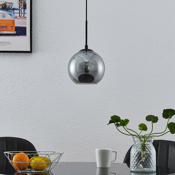 Lindby Jurian Pendelleuchte Deckenlampe Hängeleuchte Hängeleuchte Lampe rauchgla