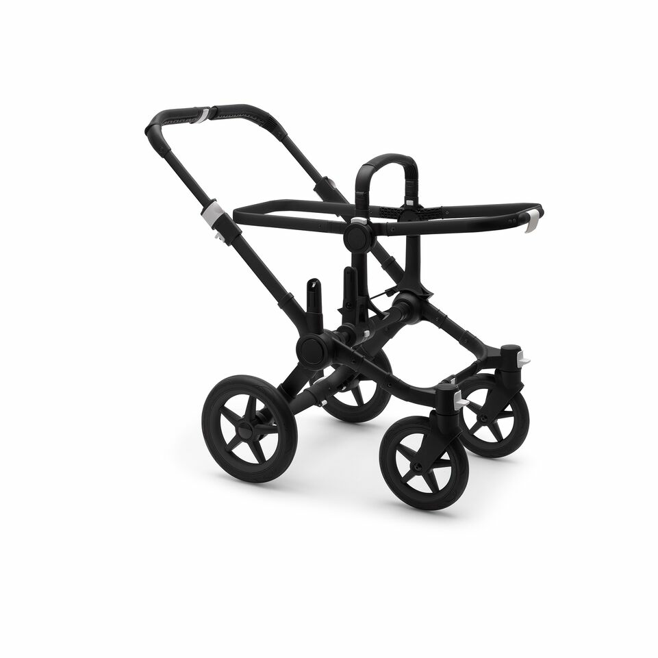 Bugaboo Donkey³ Basis Black Kinderwagengestell Gestell Räder Radkappen Abdeckung
