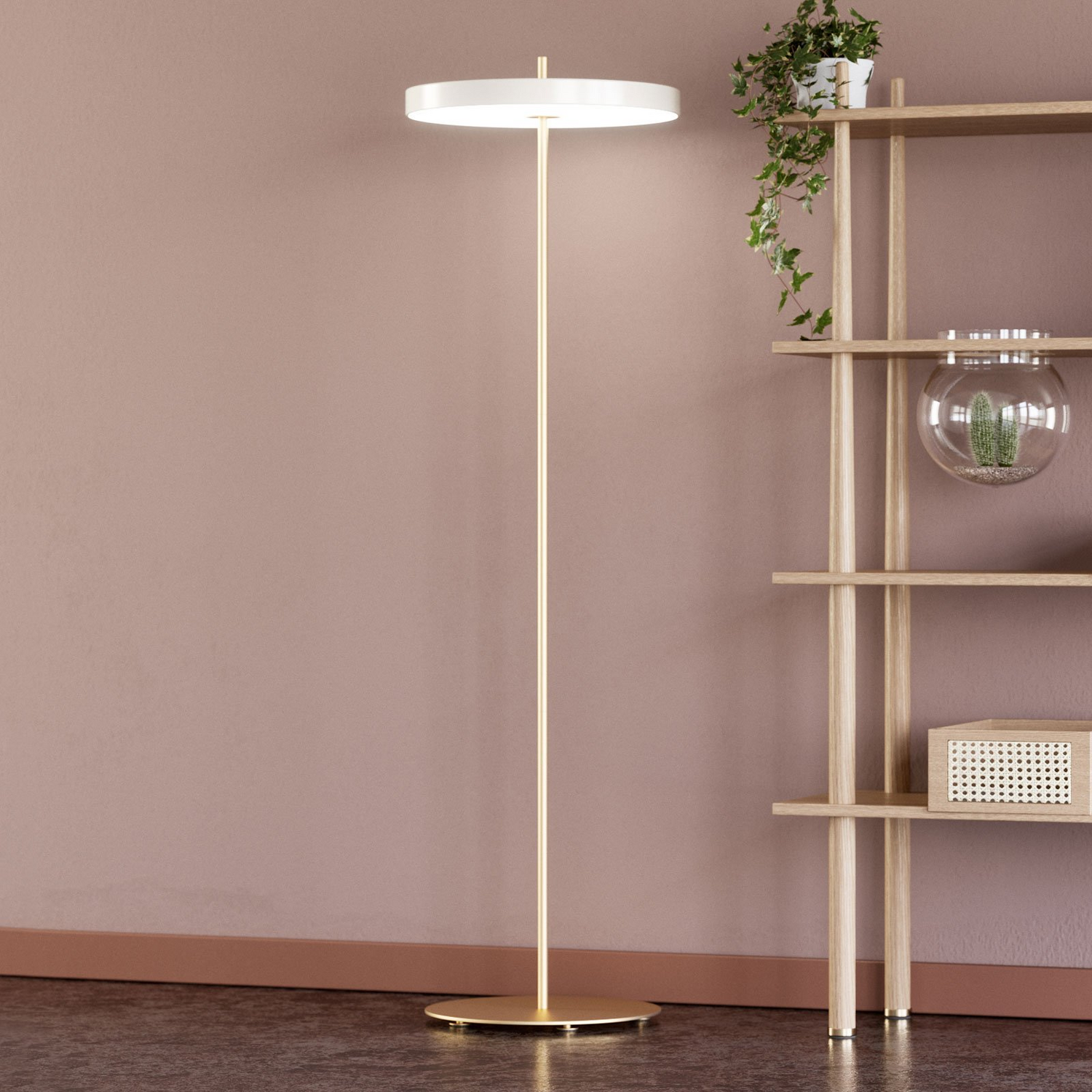 B-Ware Umage Asteria Led Stehleuchte Stehlampe Standleuchte ø43 X H150,7cm Pearl White