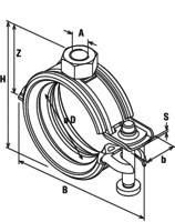 Fischer Gelenkrohrschelle Gelenk-Rohr-Schelle Rohrschelle Schelle Handwerk 25 SETS