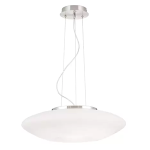 Suspension Blanc, lampe suspendue, plafonnier, lampe, lumière Opalw460, produit de seconde main
