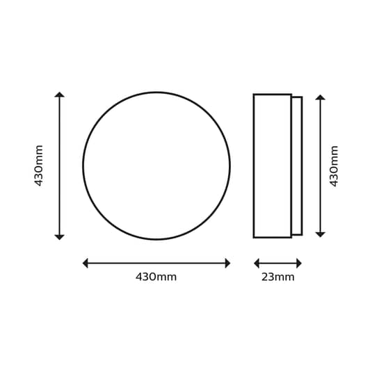 Philips Superslim Deckenlampe Deckenleuchte Lampe Leuchte Ø42cm Wohnzimmerlampe