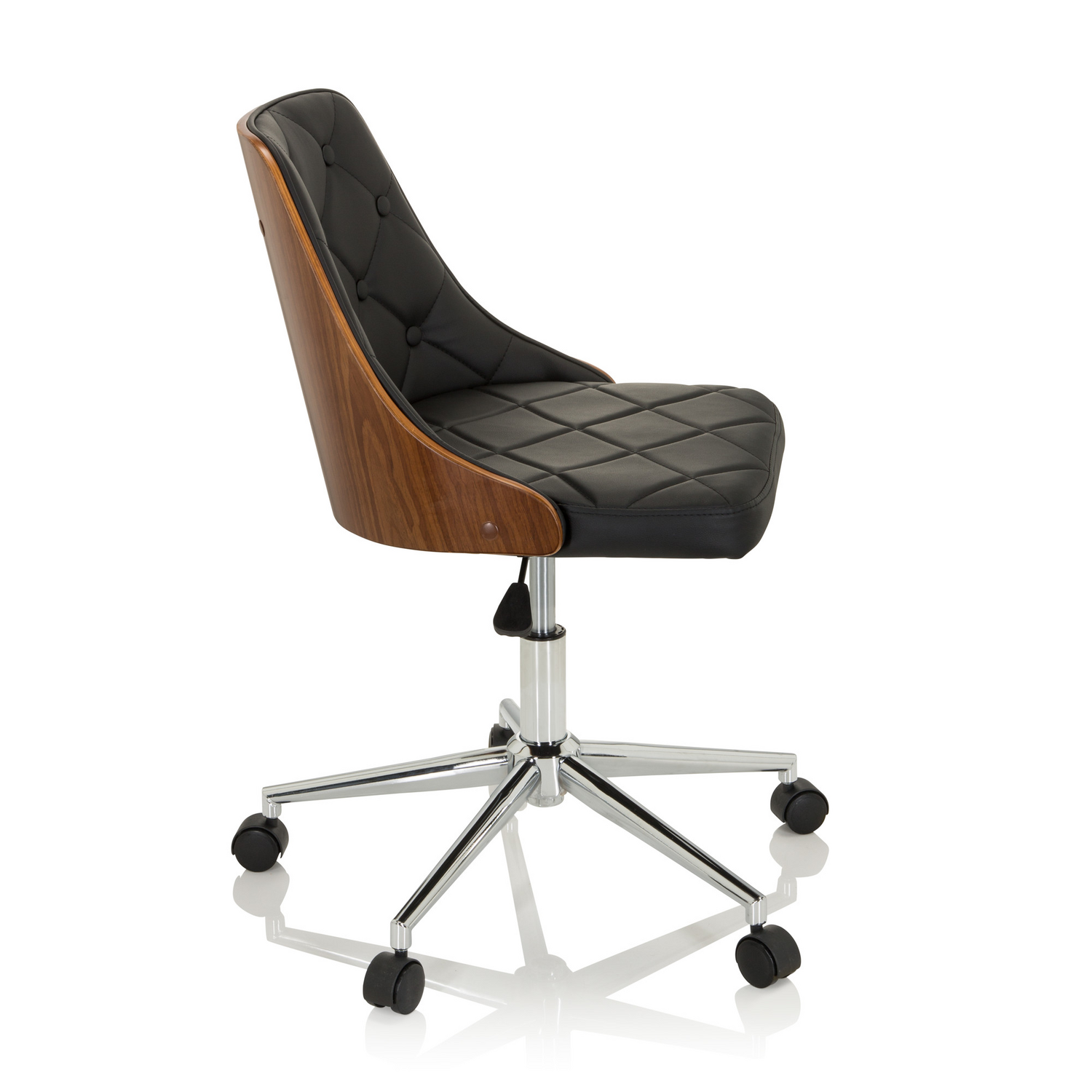 Hjh Office Bürostuhl Chefsessel Cenca Kunstleder Schwarz Stuhl Büromöbel Möbel B-Ware - 4064323017103
