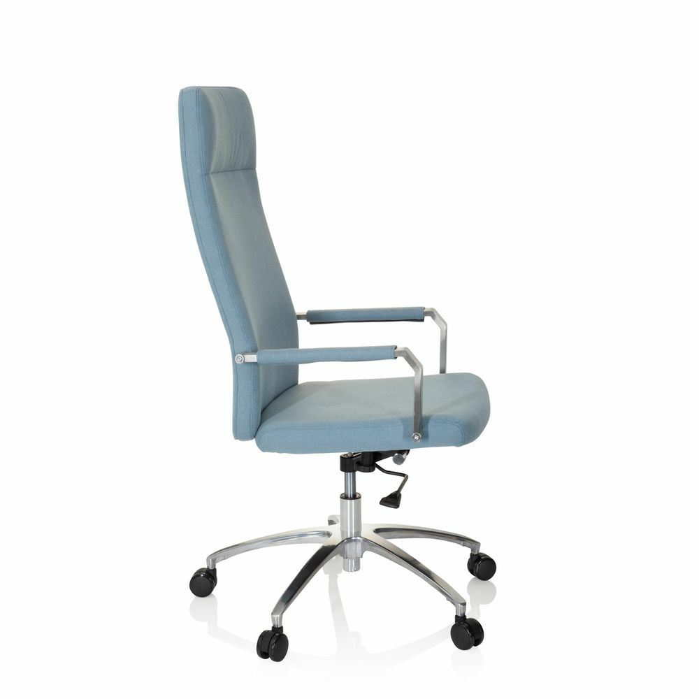 Hjh Office Bürostuhl Drehstuhl Saranto Plus I Stoff Denim Hellblau B-Ware - 4251084675936