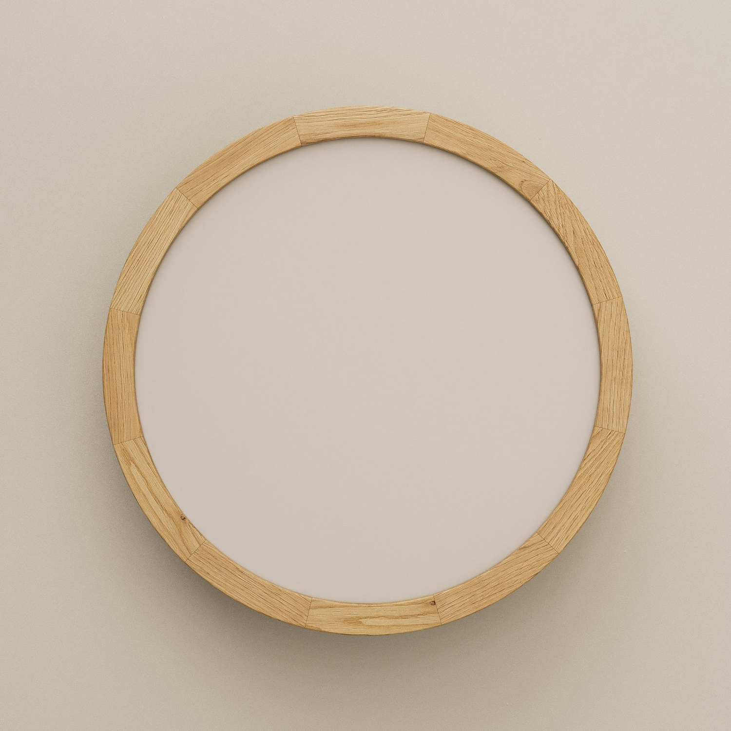 B-Ware Envostar Kerio Deckenlampe ø 27 Cm Eiche Natur Deckenleuchte Lampe Leuchte Spot