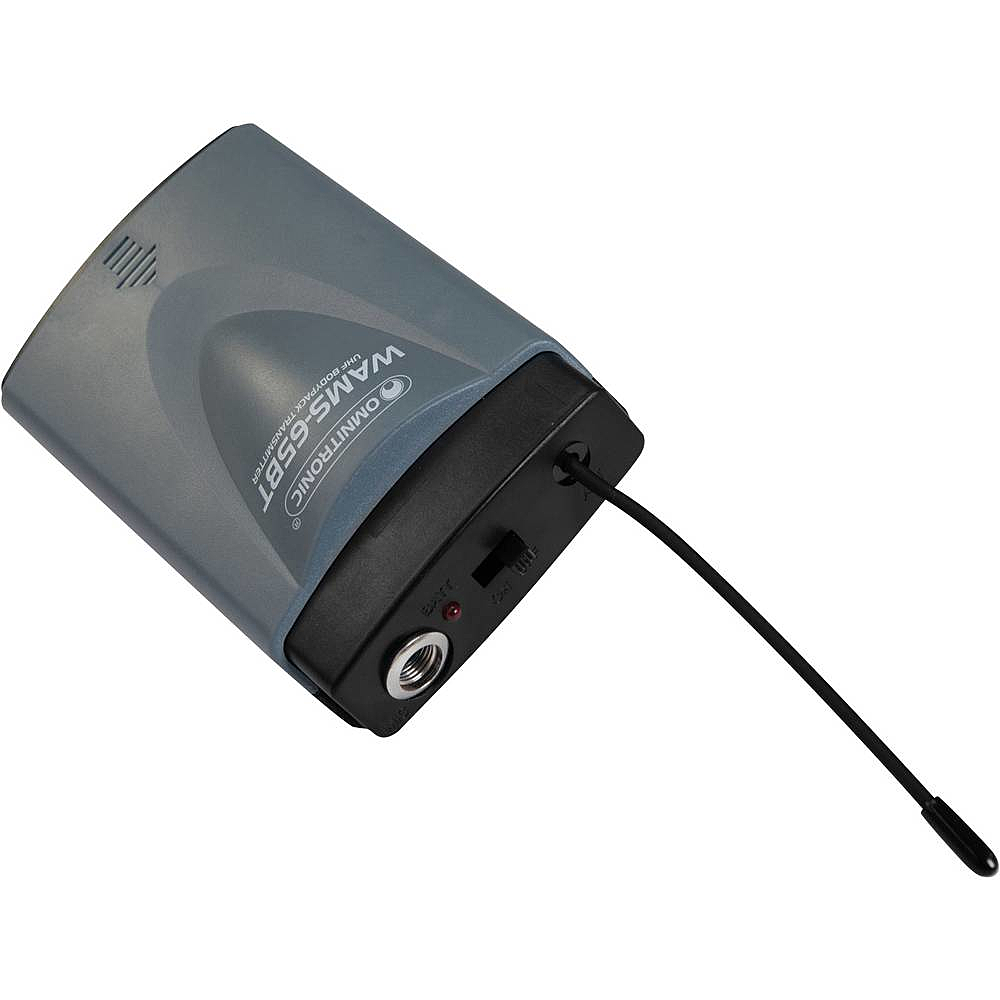 Ensemble microphone sans fil Omnitronic pour casque audio et micro-casque. Microphone sans fil pour la parole.