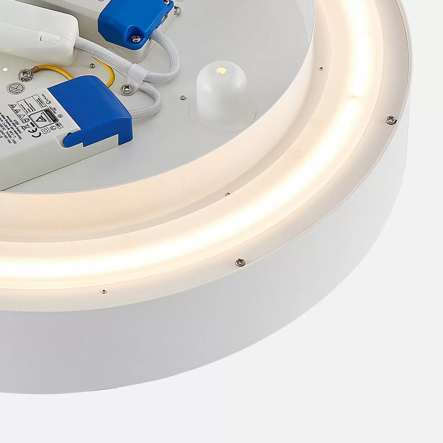 B-Ware Arcchio Deckenleuchte Lampe Led Vanida Weiß Aluminium Acryl Rund 40 Cm Up D251