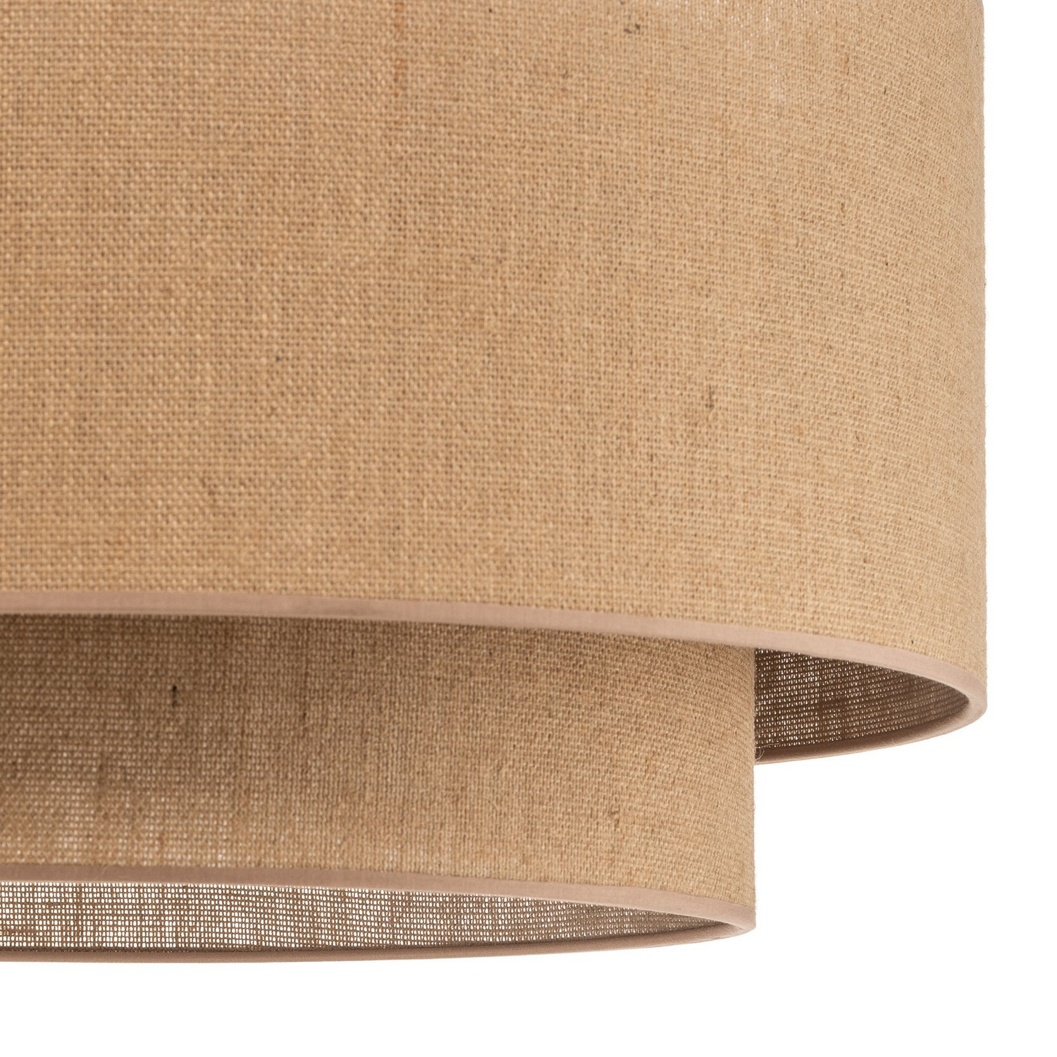 B-Ware Euluna Boho Jute Deckenleuchte Deckenlampe Deckenlicht Leuchte Naturbraun ø60cm