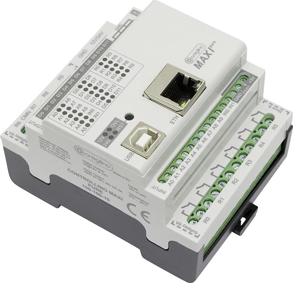 Controllino Sps Steuerungsmodul Maxi Pure 100 100 10 12 V/Dc 24 V/Dc B-Ware