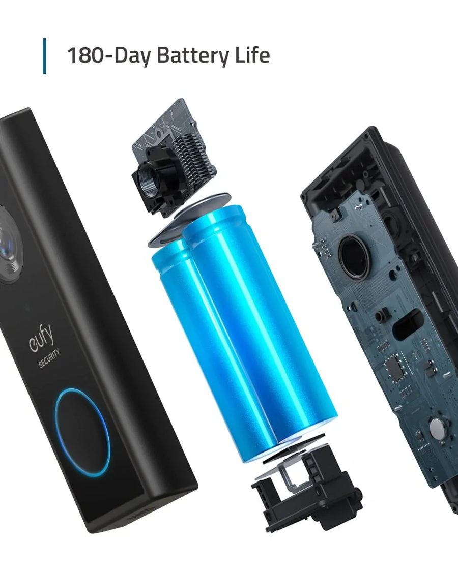 Eufy Eufycam Video Türklingel Akku Ersatzakku Klingelakku Klingel Akku Akku Tür B-Ware - 848061044171