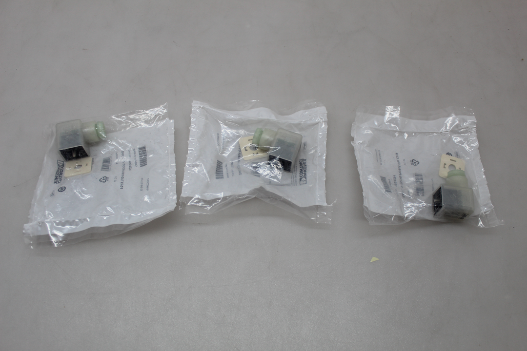Phoenix Contact Sacc V 3 Con Pg9/A Gvl 12/24 Ventilstecker Stecker 3 Stück B-Ware