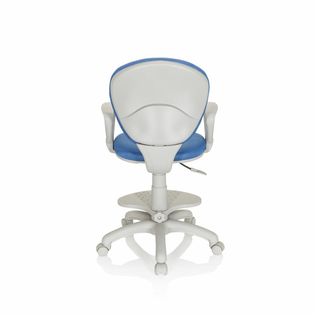 B-Ware Kinderstuhl Schreibtischstuhl Drehstuhl Computerstuhl Kid Colour G1 Stoff Blau