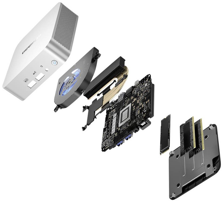 Geekom Mini Pc A8  Amd Ryzen 7 8845 Hs 32 Gb Ram  1 Tb Ssd Amd Radeon Pc System B-Ware