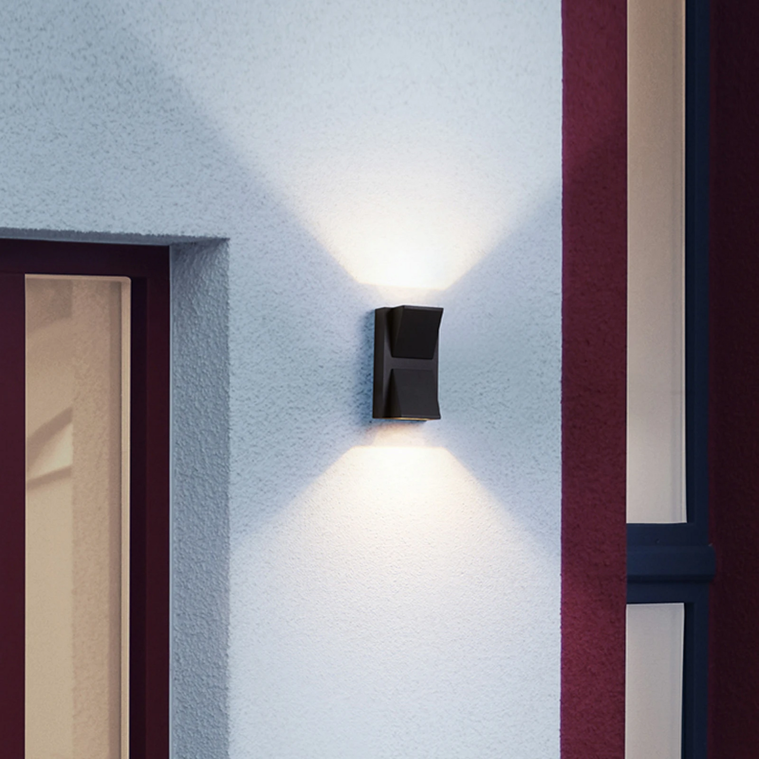 RZB HB 106 LED-Außenwandleuchte Wandleuchte Wandlampe Wandlicht Leuchte up/down