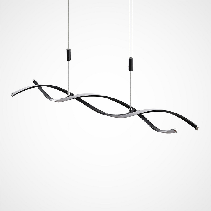 Lindby Welina LED-Hängeleuchte Deckenlampe Pendelleuchte Lampe 24 W schwarz matt