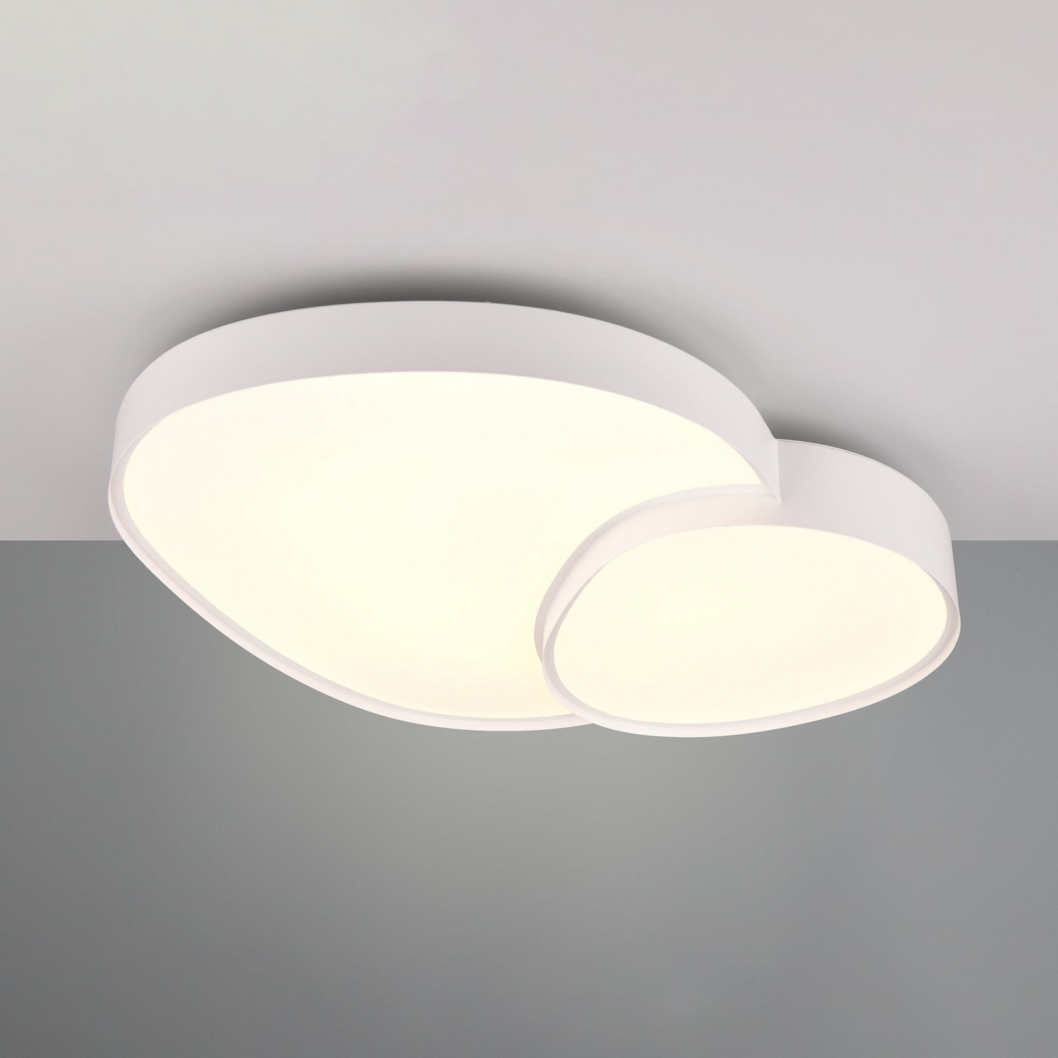 Trio Lighting Led Deckenleuchte Rise Weiß 77 X 63 Cm Cct Dimmbar Deckenlampe B-Ware - 4017807600605
