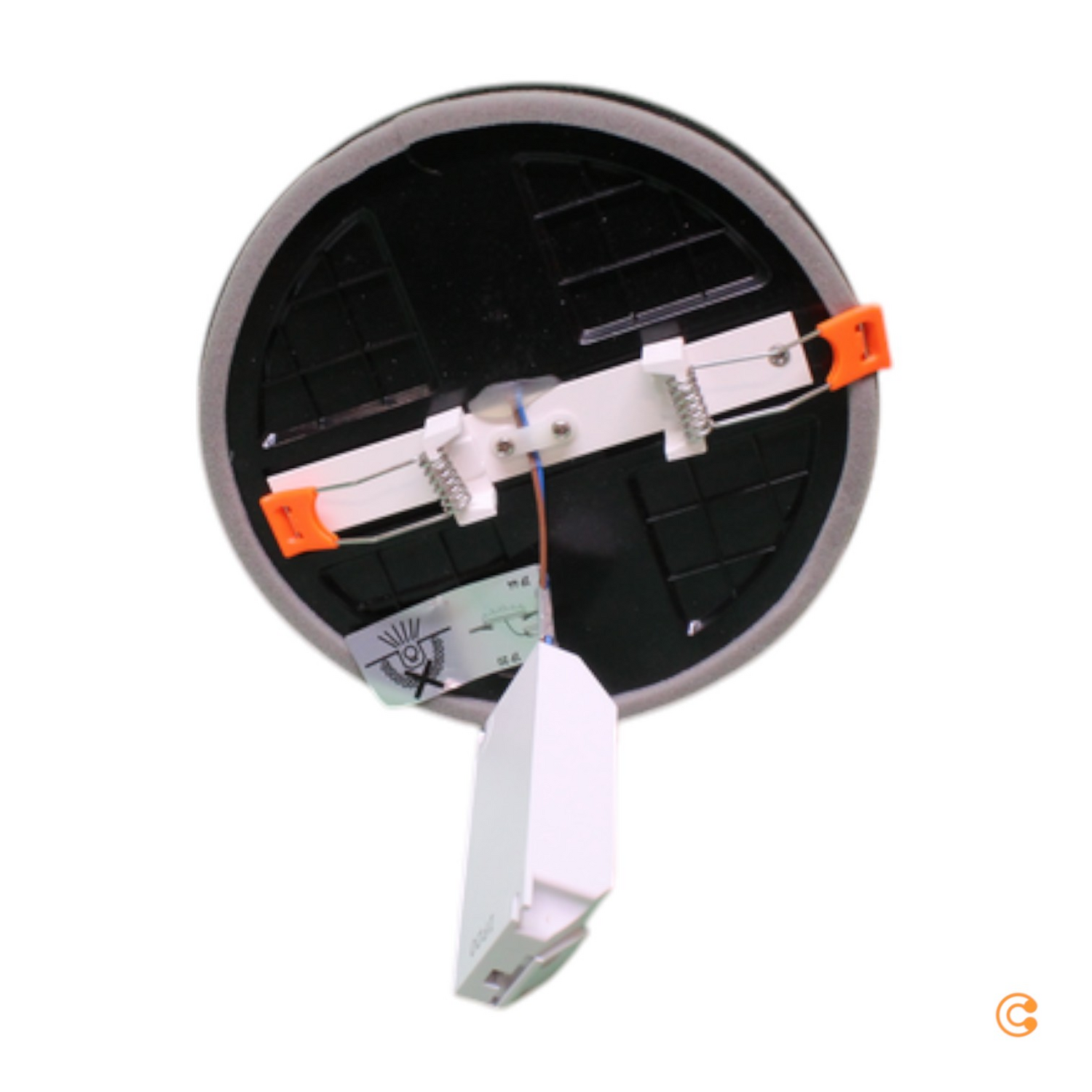 B-Ware Paulmann Areo Led Panel Leuchte Lampe Led Leuchte Schwarz 3000 K ø17,5cm Ip44