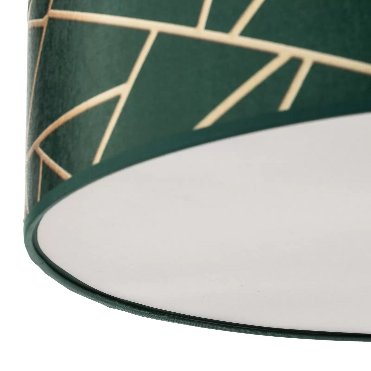 B-Ware Deckenleuchte Zulu Deckenlampe Deckenlicht Leuchte Lampe Licht Grün Gold Rund