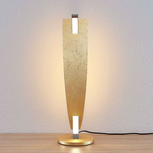 B-Ware Lucande Led Tischleuchte Marija Schreibtischlampe Deko Bürotischlampe Gold Op74