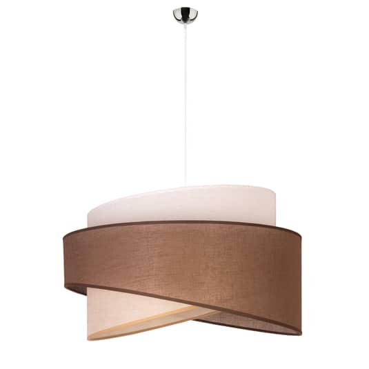 Euluna Hängeleuchte Brooklyn Braun Beige Deckenlampe Hängeleuchte Deckenlampe E2 B-Ware - 5903689180870