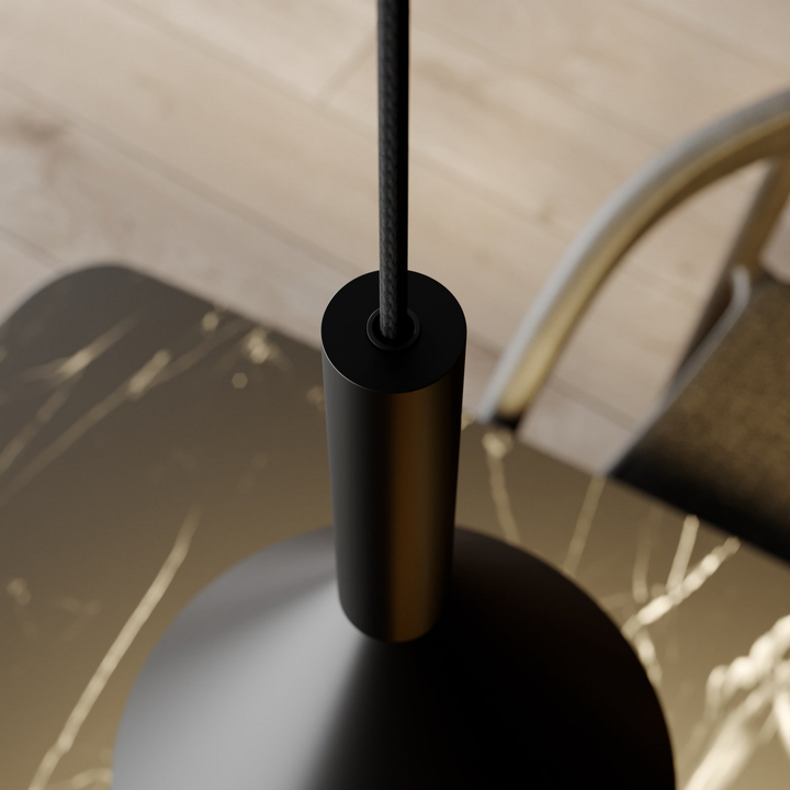 Arcchio Tadej Pendelleuchte Hängeleuchte Lampe Leuchte 4-flammig schwarz weiß