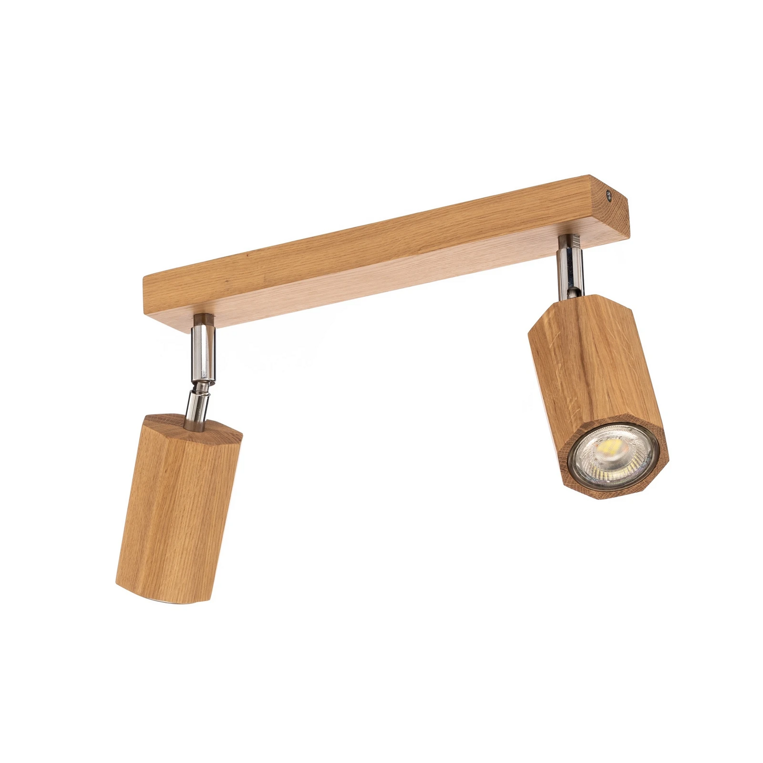 Envostar Peach Puff Deckenspot Holz Oktagon 2 Flg. Deckenlampe Lampe Leucht Spot B-Ware - 4251911783308