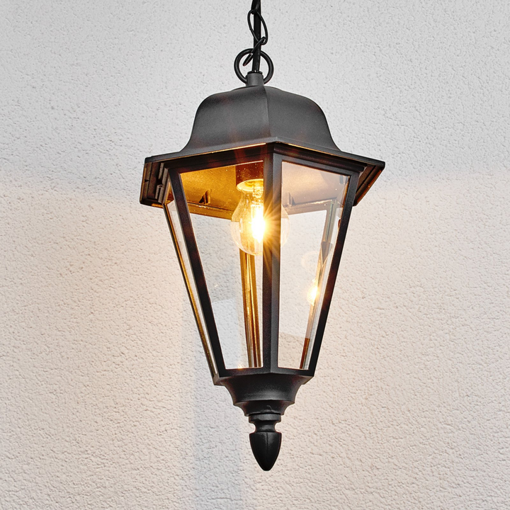 Lindby Edana Pendelleuchte Pendellampe Laterne Hängeleuchte Deckenlampe Outdoor  B-Ware