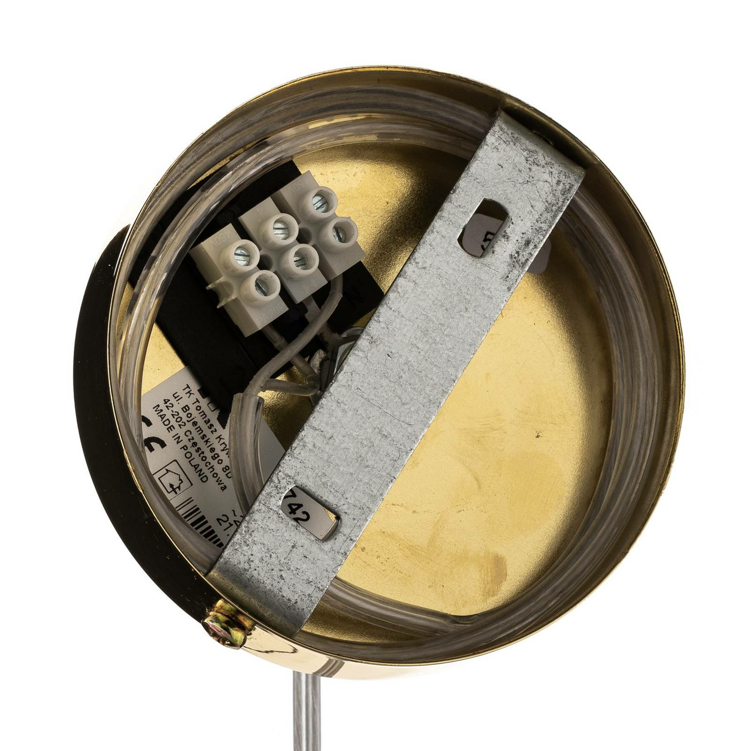 Suspension Euluna Cubus (rétroactive) - Ampoule unique E27 en verre blanc