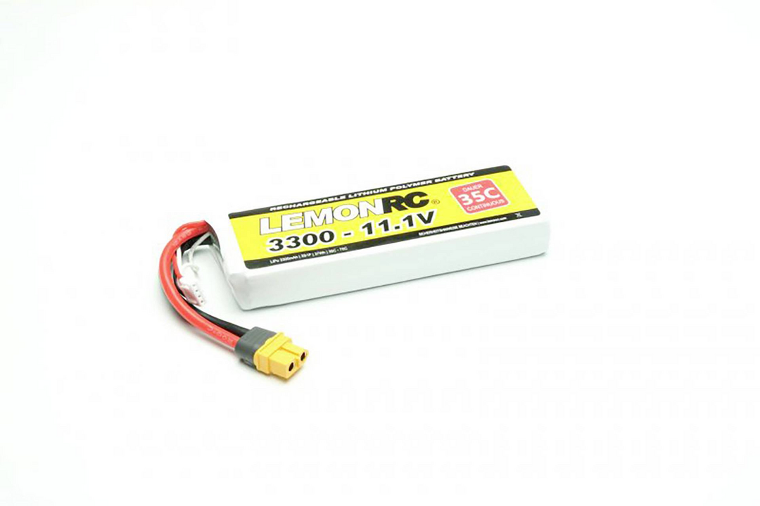 Lemon Rc Modellbau Akkupack Li Po 11.1 V 3300m Ah Zellen Zahl: 3 35 C Softcase Xt60 B-Ware