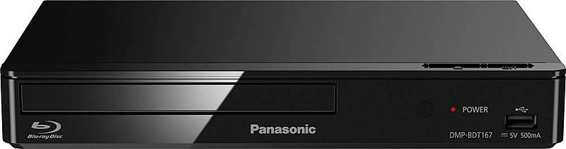 Lecteur Blu-ray 3D Panasonic DMP-BDT167 noir avec mise à l'échelle Full HD