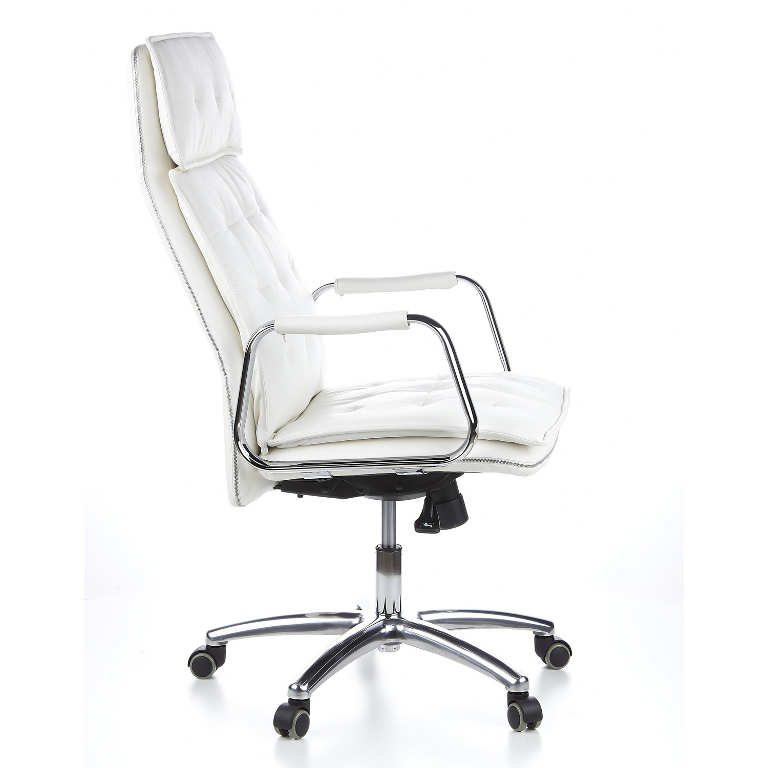 B-Ware Hjh Office Villa 20 Bürostuhl Chefsessel Leder Stuhl Nappaleder Elfenbein