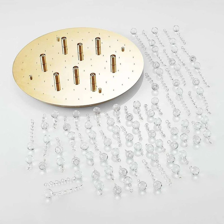 Lindby Gillion Deckenlampe Hängelampe Deckenlicht Wohnzimmerleuchte G9 8-flg 953