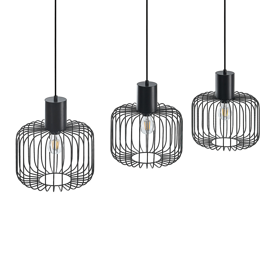 Lindby Vatiki Pendelleuchte Deckenlampe Hängeleuchte Hängeleuchte schwarz m344