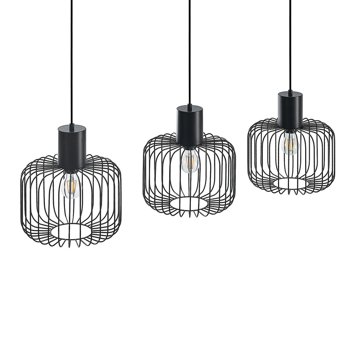 Lindby Vatiki Pendelleuchte Deckenlampe Hängeleuchte Hängeleuchte schwarz m344