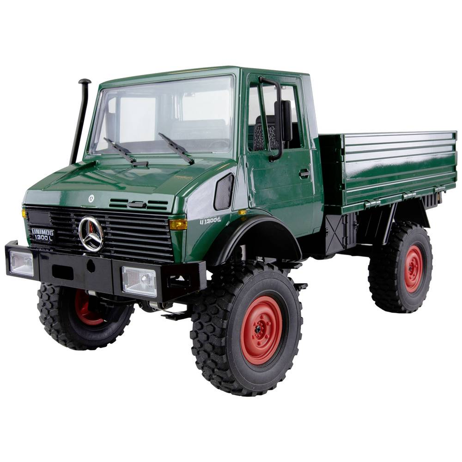 Amewi 22632 Unimog Basic Grün 1:12 Elektro Modell Lkw Modellauto Siehe Text/Foto C-Ware - 4260768519152