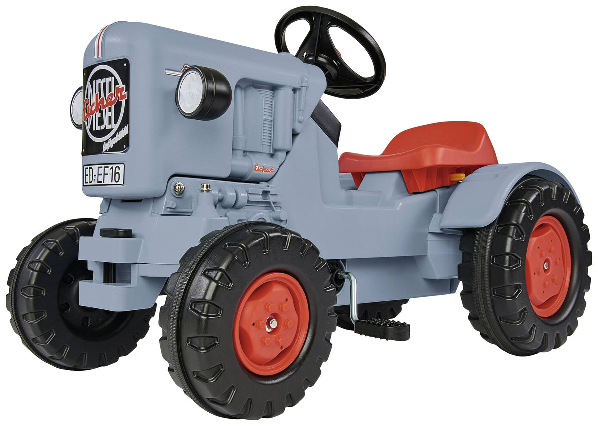BIG Traktor Trettraktor Tretfahrzeug Kindertraktor Rutscher EICHER DIESEL ED 16 - 4004943565653