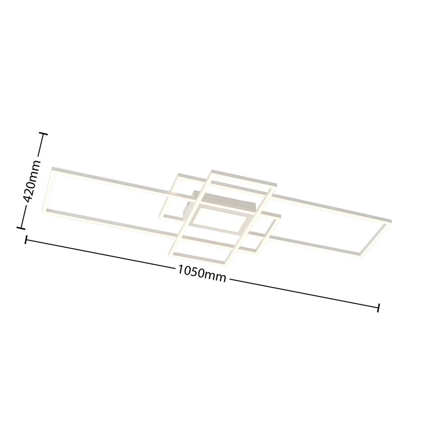 Lindby Caitlin Led Deckenlampe Deckenlampe Deckenlicht Wohnzimmerleuchte Weiß389 B-Ware - 4251096595574