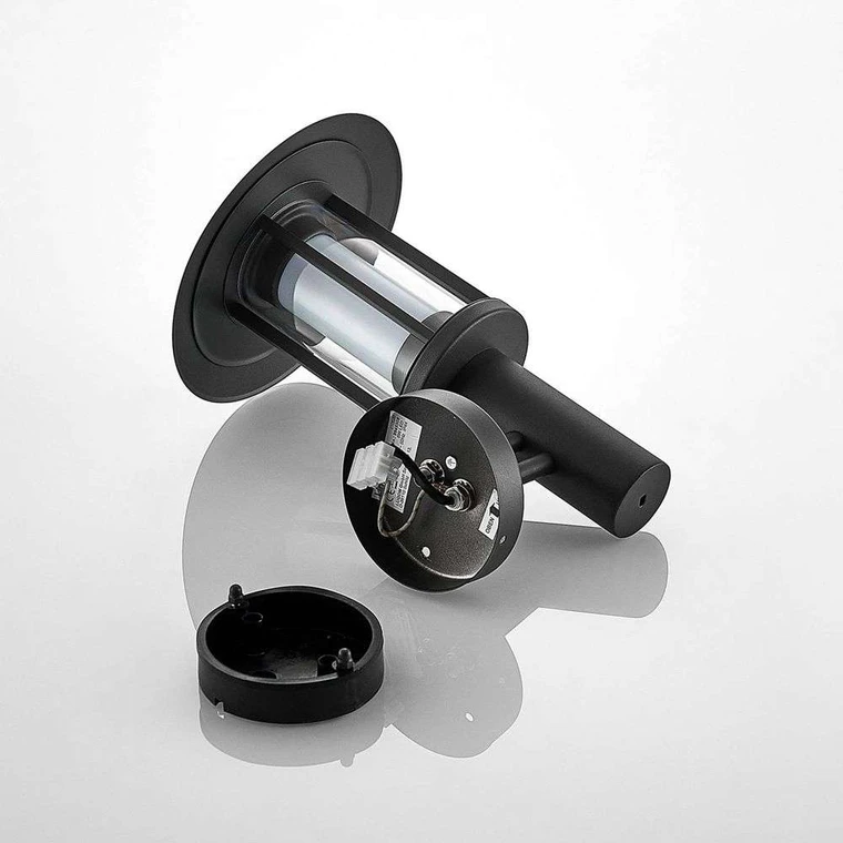 Wandleuchte Wandlampe LED Lindby LED-Außenwandleuchte Gregory Außenleuchte