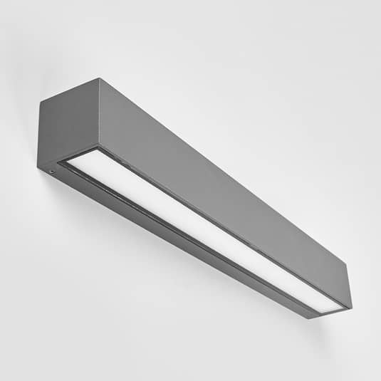 Lucande Lengo LED-Wandleuchte Wandleuchte Flurleuchte Lampe LED 36W grafitgrau