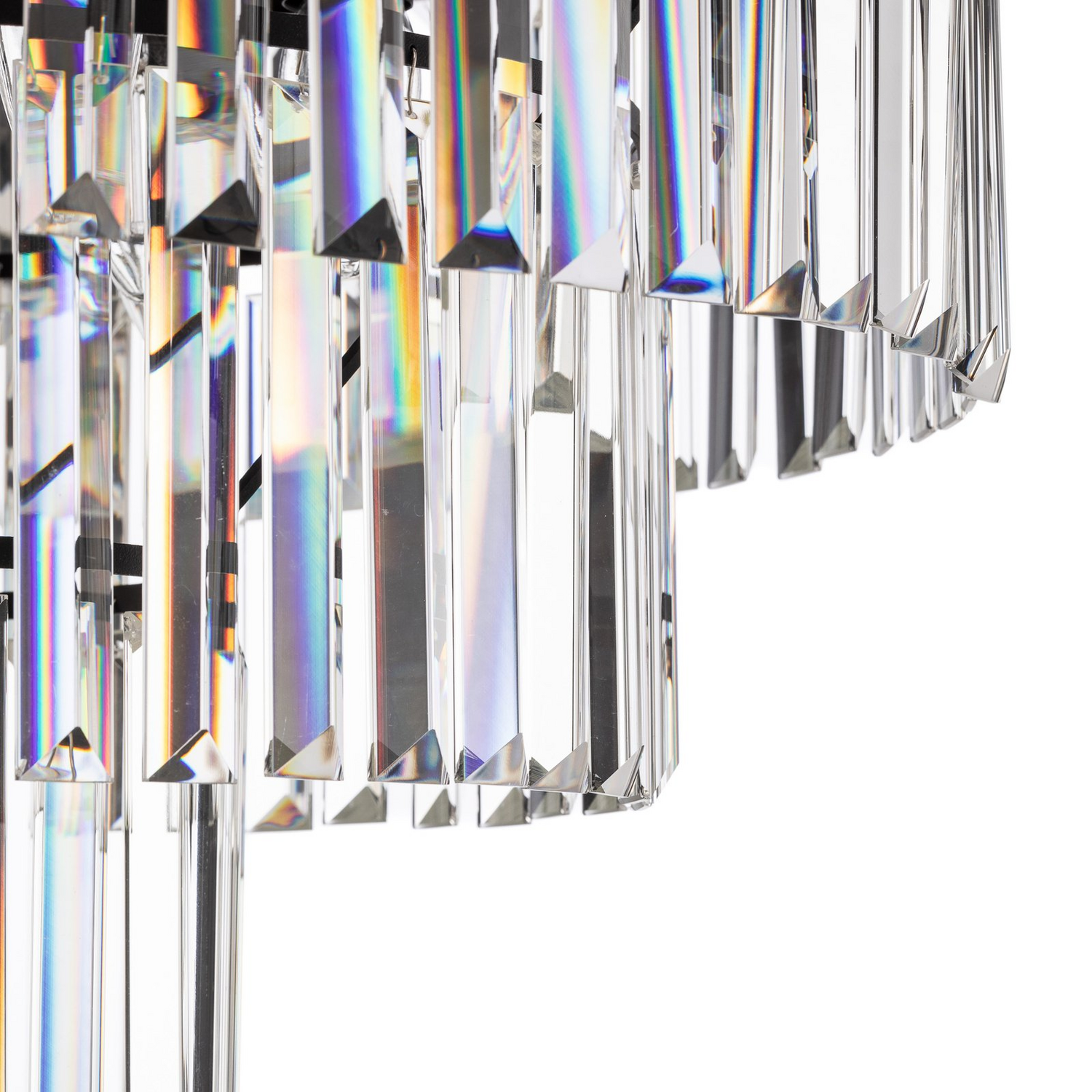 Nowodvorski Deckenleuchte Cristal Kronleuchter Lampe Transparent Schwarz ø 56cm B-Ware - 5903139762793