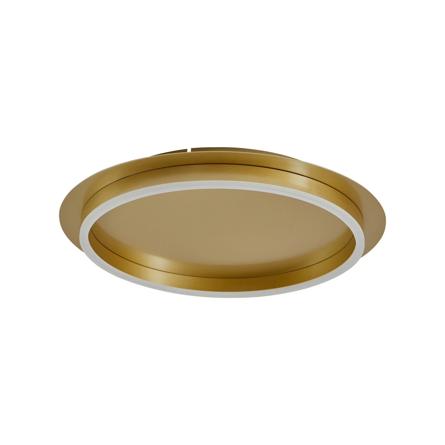 B-Ware Lindby Deckenleuchte Deckenlampe Led Gold Kunststoff Acryl Eisen Warmweiß 46cm