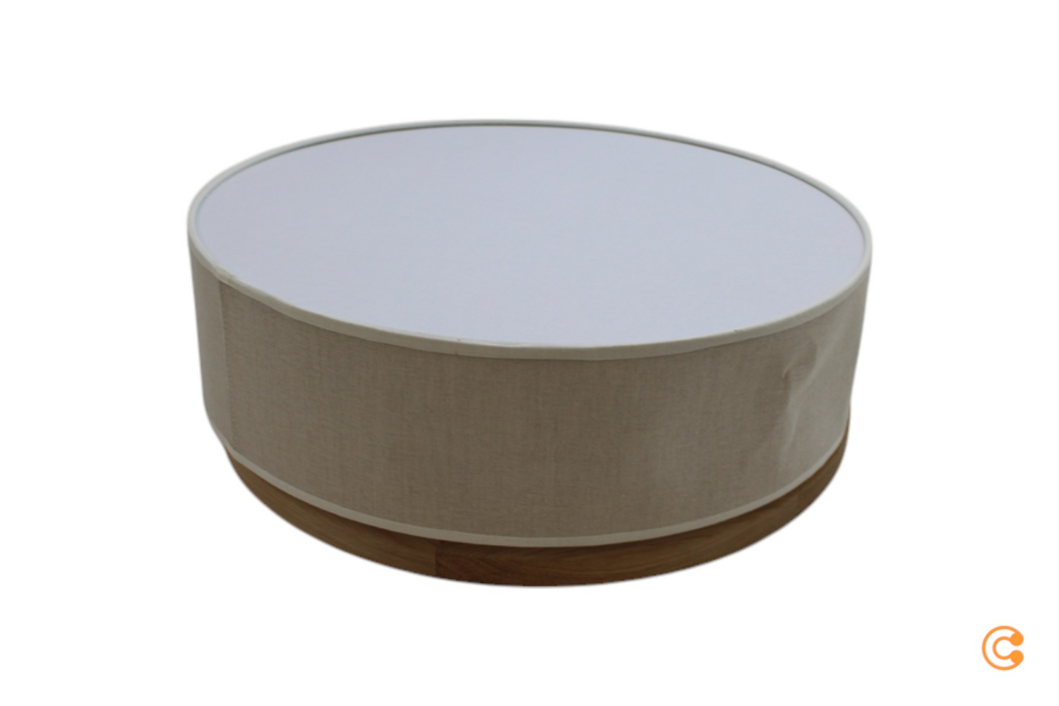 Euluna Deckenlampe Deckenlampe Lampe Canvas 48cm Höhe 16 Cm E27 Siehe Text/Foto C-Ware