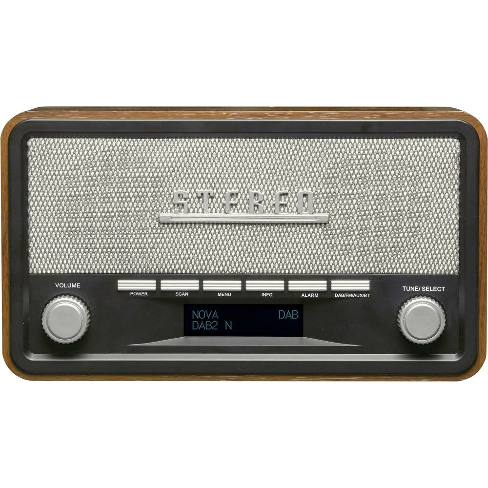 B-Ware Denver Dab 18 Tischradio Dab+ Ukw Aux Holz Tragbares Radio Radioempfänger