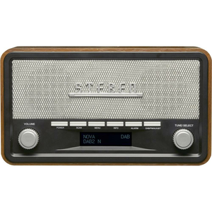 B-Ware Denver Dab 18 Tischradio Dab+ Ukw Aux Holz Tragbares Radio Radioempfänger