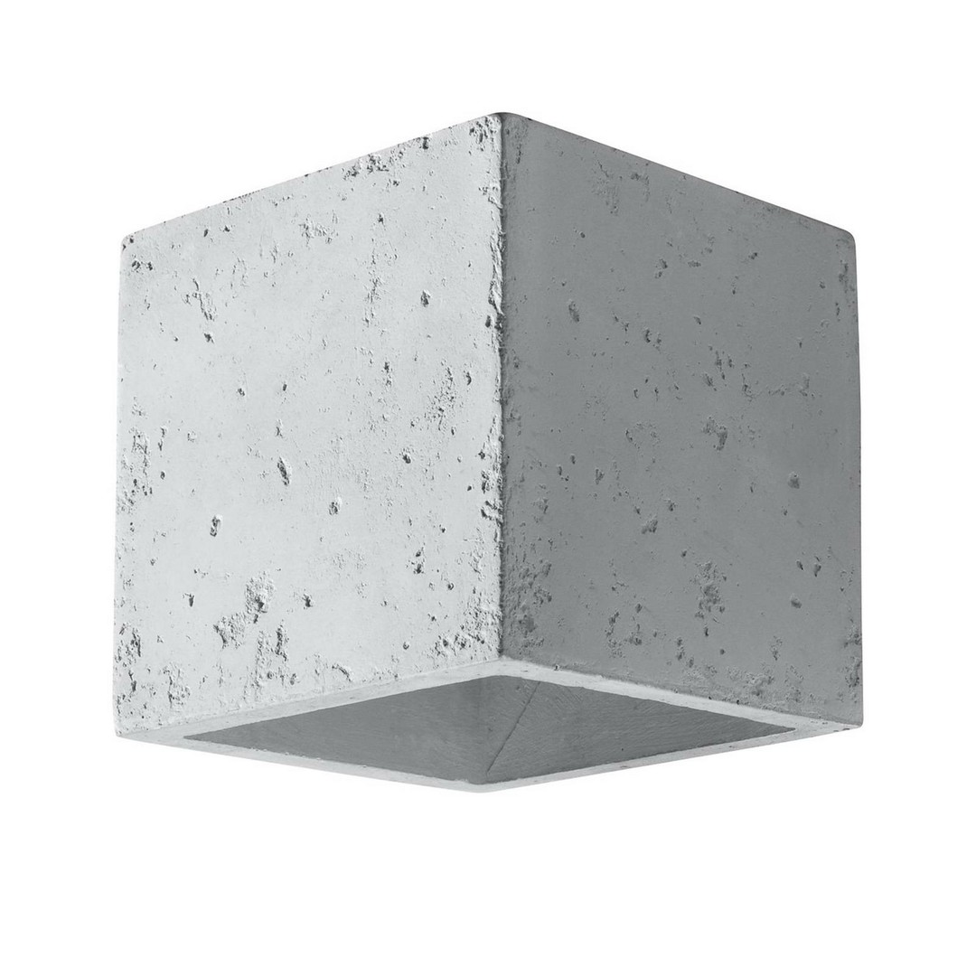 Euluna LED Wandleuchte Ara Wandleuchte Lampe Leuchte dimmbar G9 Beton grau