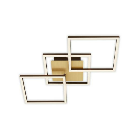 B-Ware Briloner Led Deckenlampe Frame Deckenleuchte Deckenlicht Gold Dimmbar 3 Flammig