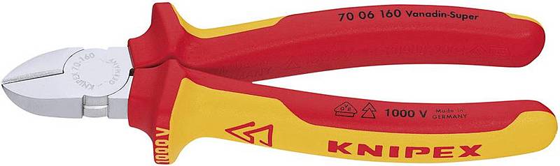 B-Ware Knipex Vde 62 Hrc Seitenschneider Kombizange Zange Bis ø4mm 140mm In Gelb Rot - 4003773040293